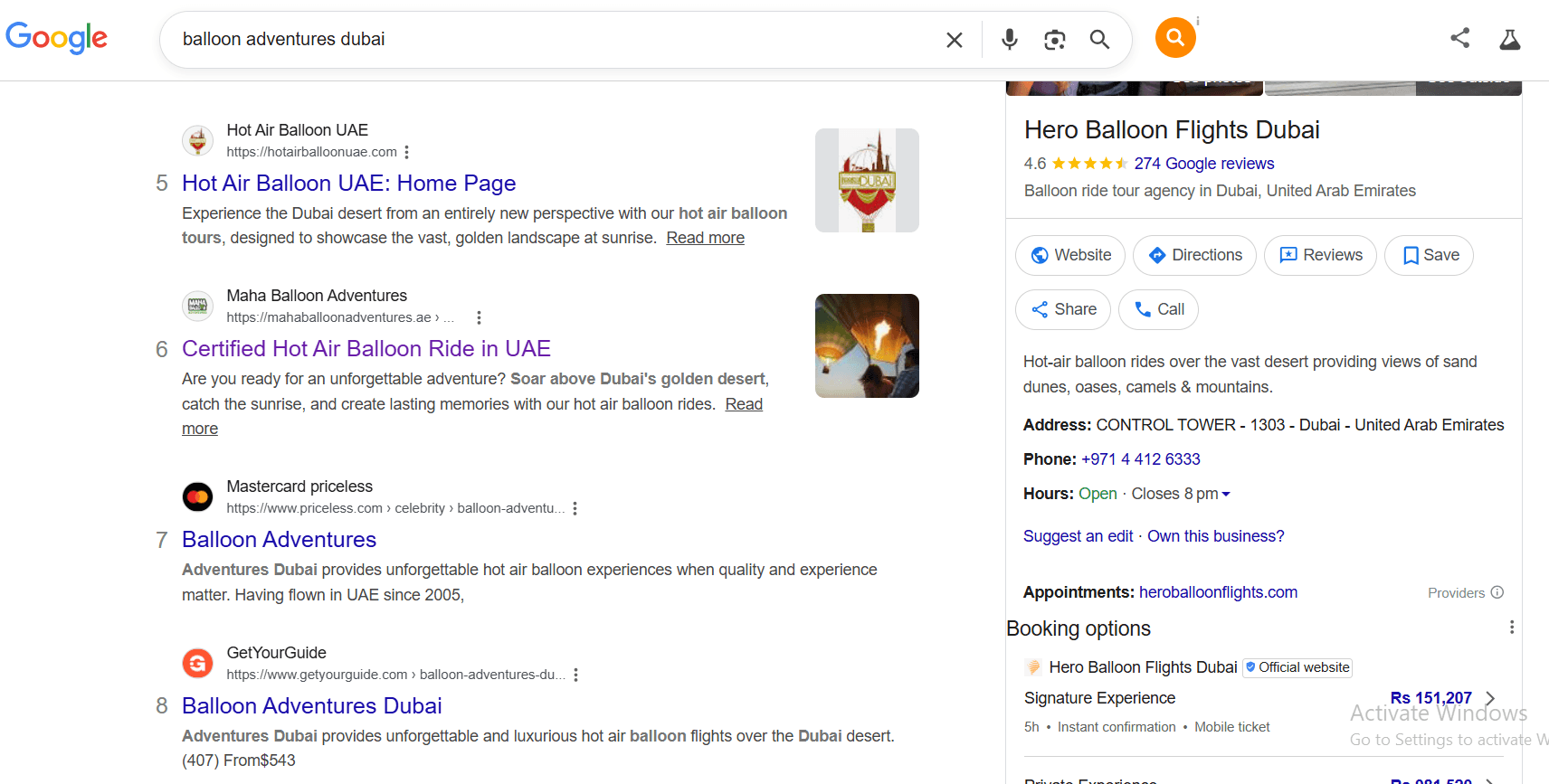 Search engine ranking report highlighting page-one keyword positions and organic visibility.