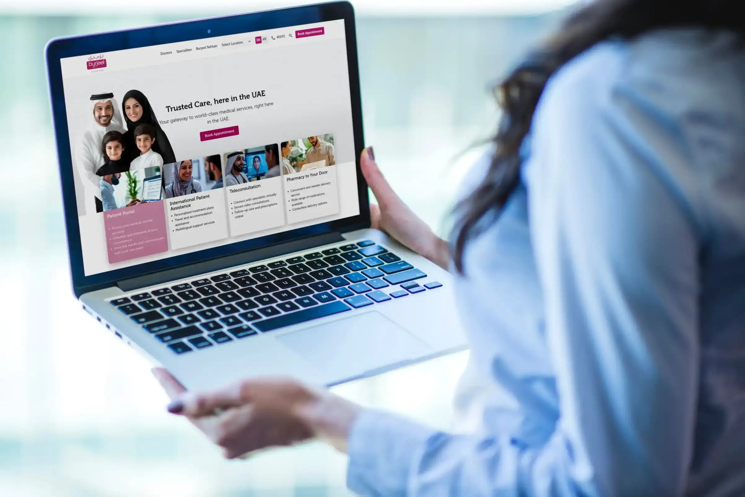 Burjeel healthcare brand – SEO campaign by Prism Digital UAE