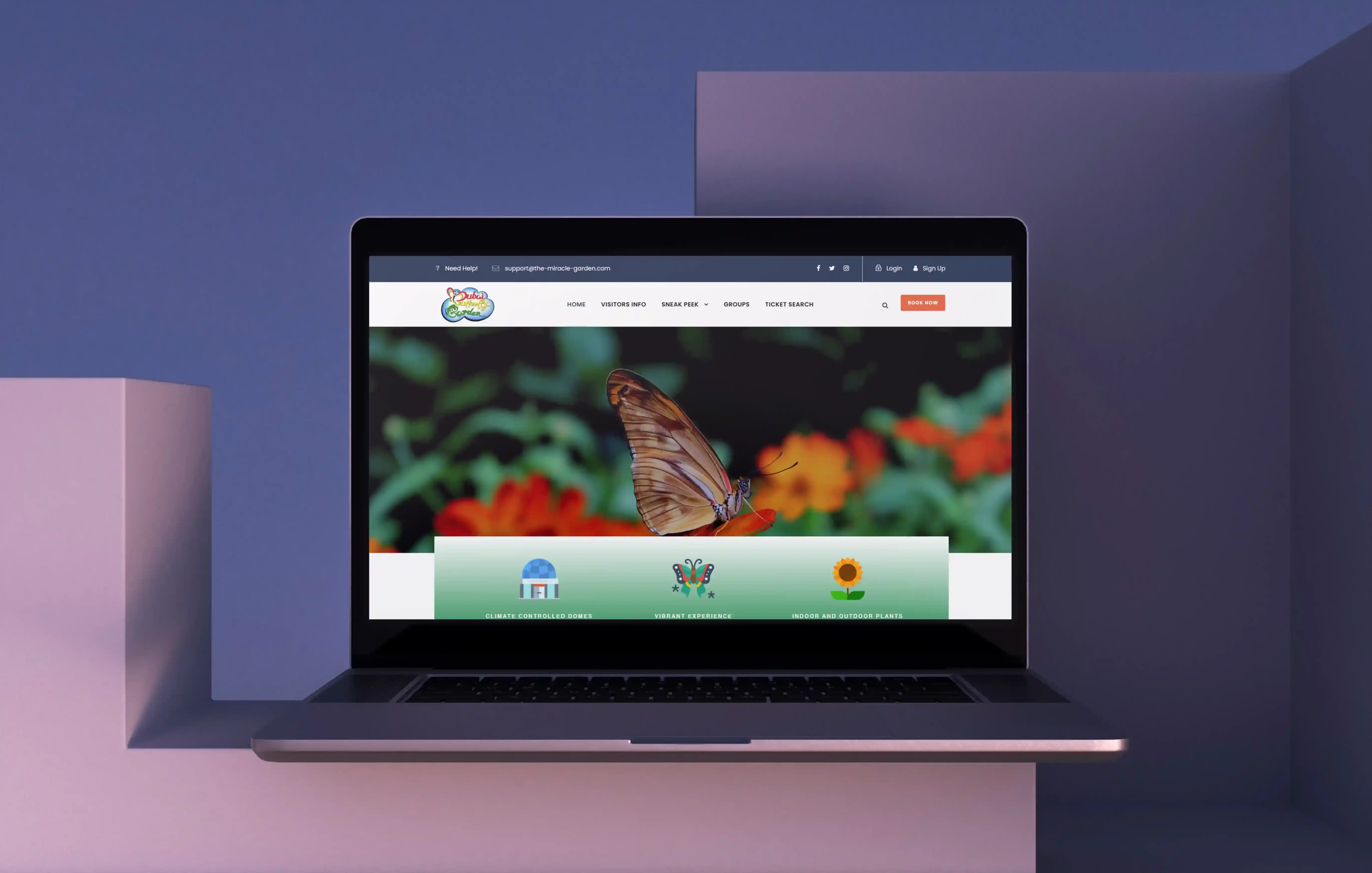 Digital marketing success for Dubai Butterfly Garden by Prism Digital UAE