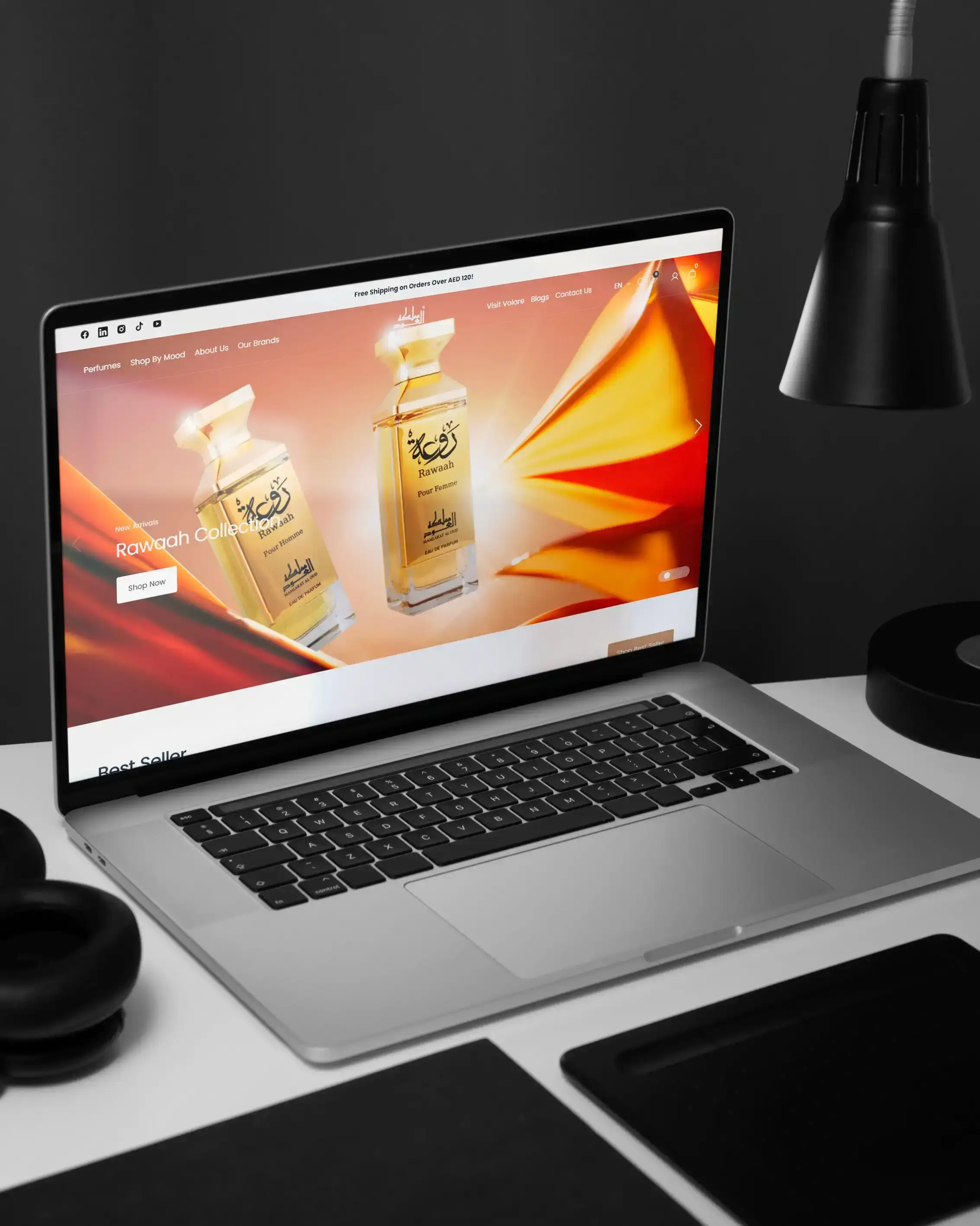 Mamlakat al Oud perfume – social media managed by Prism Digital UAE
