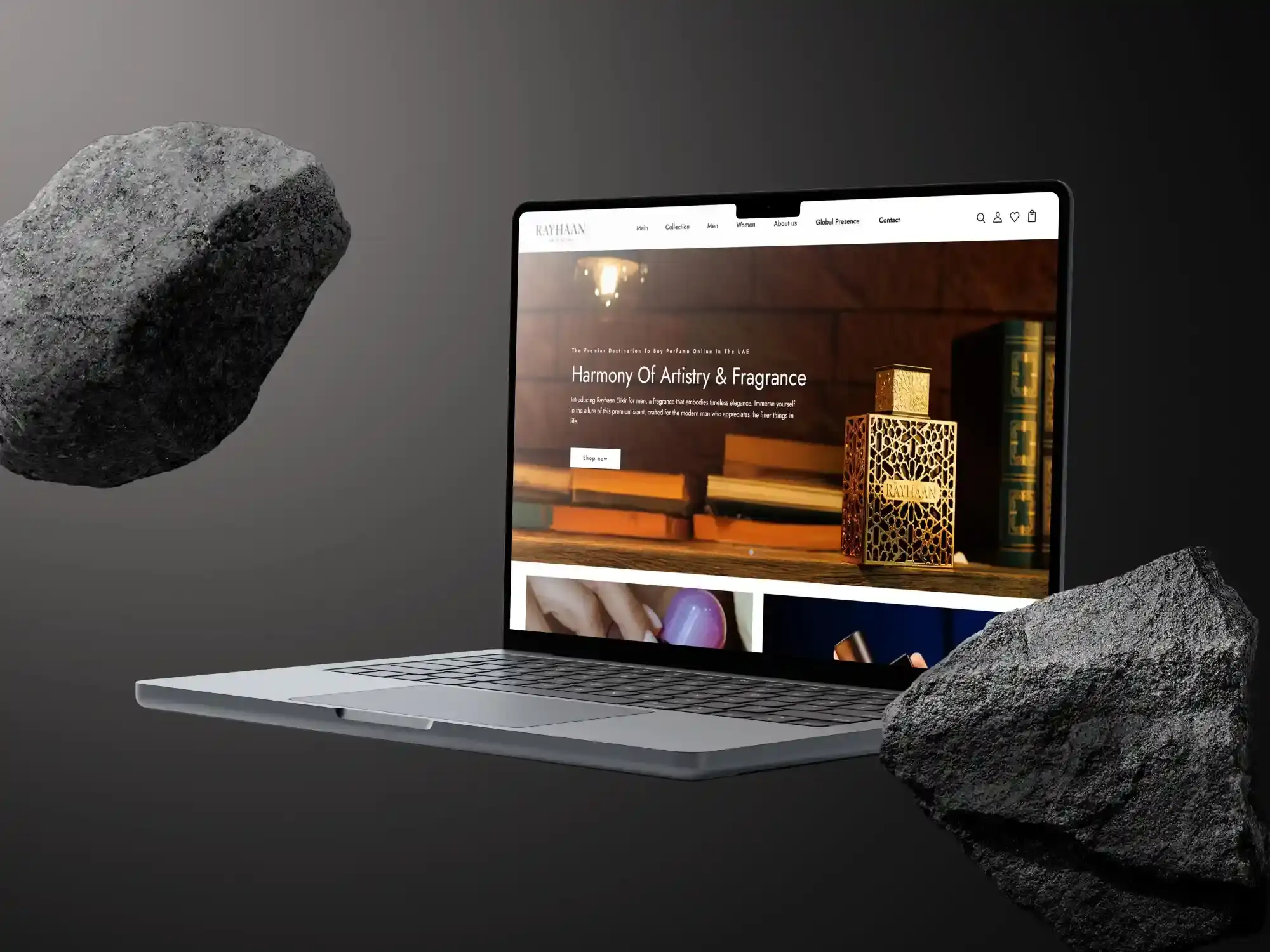 Rayhaan Perfume online store – by Prism Digital UAE